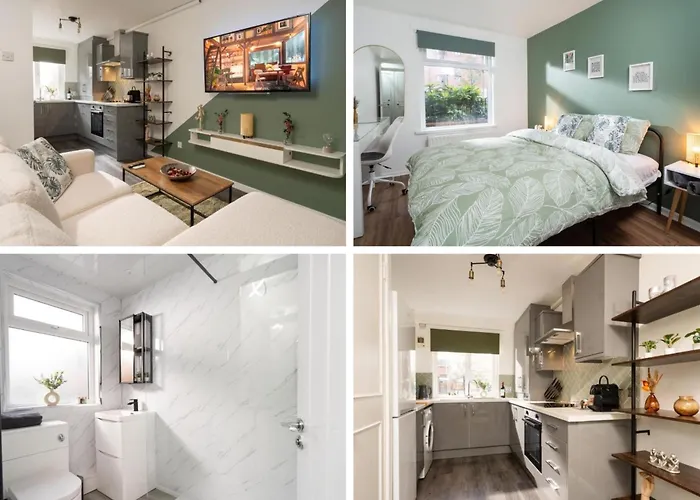 City Vibe Haven - Modern 2 Bed Apartment With High Speed Wi-Fi